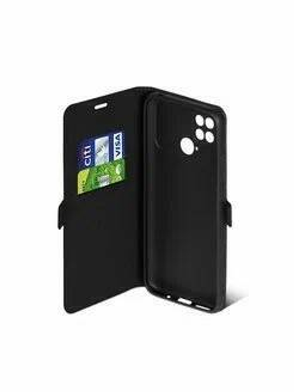 Чехол с флипом для Poco C40 Xiaomi  black DF
