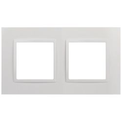 Рамка для розеток и выключателей ЭРА Elegance 14-5012-01 Classic, на 2 поста, белый