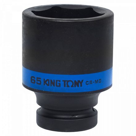 Цена на KING TONY (843565M) Головка торцевая ударная глубокая шестигранная 1", 65 мм