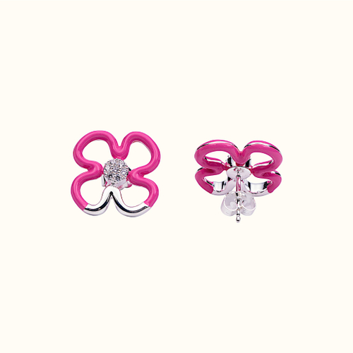 Серьги Bloom Pink