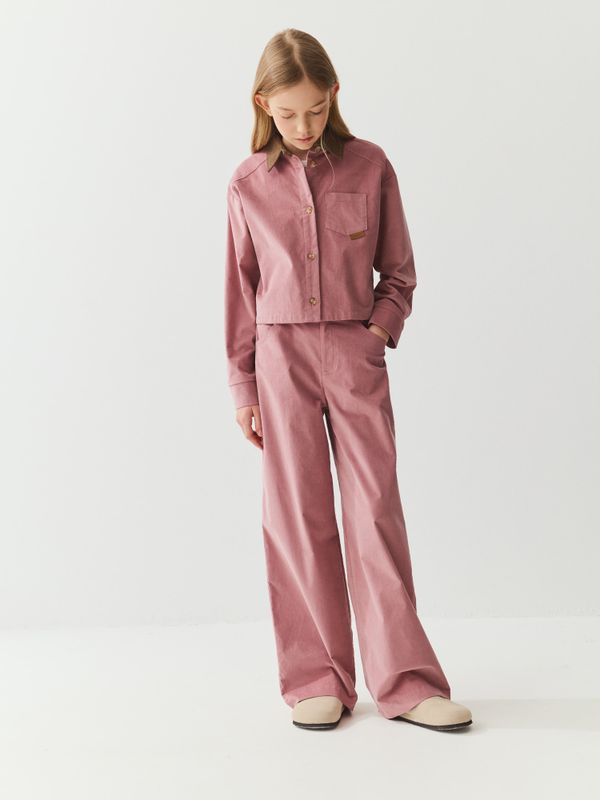 Брюки палаццо вельветовые 