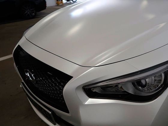 Пленка перламутровая белая матовая Ceramic White Carbins