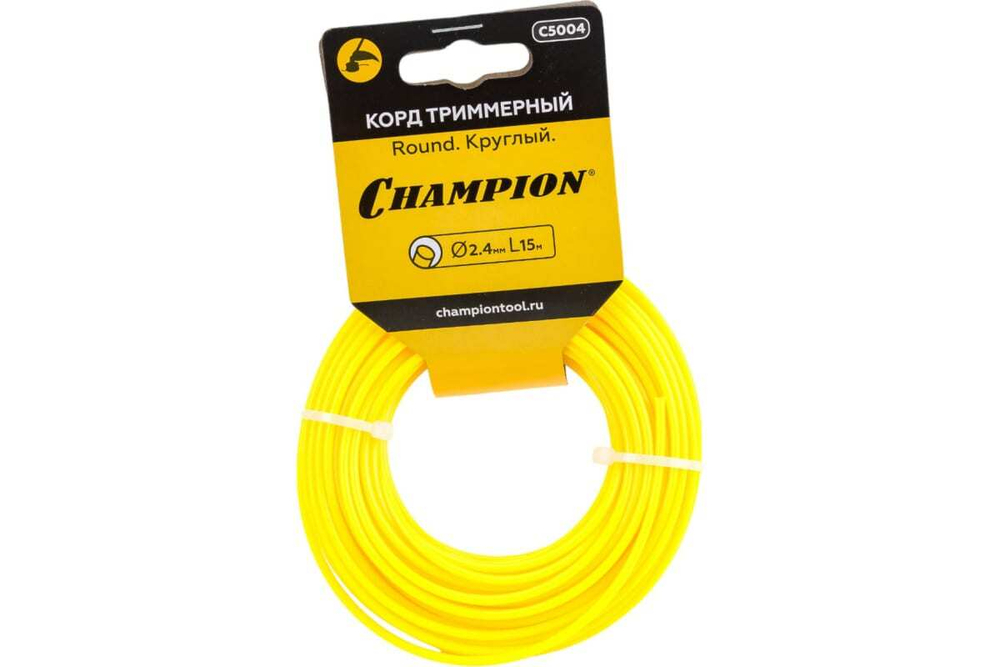 ЗИП Корд триммер (леска) 2,4мм, 15м Champion круглый