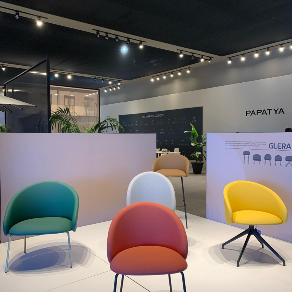 Кресло с обивкой Papatya Glera Lounge