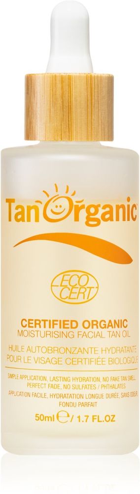 TanOrganic масло для автозагара для лица The Skincare Tan