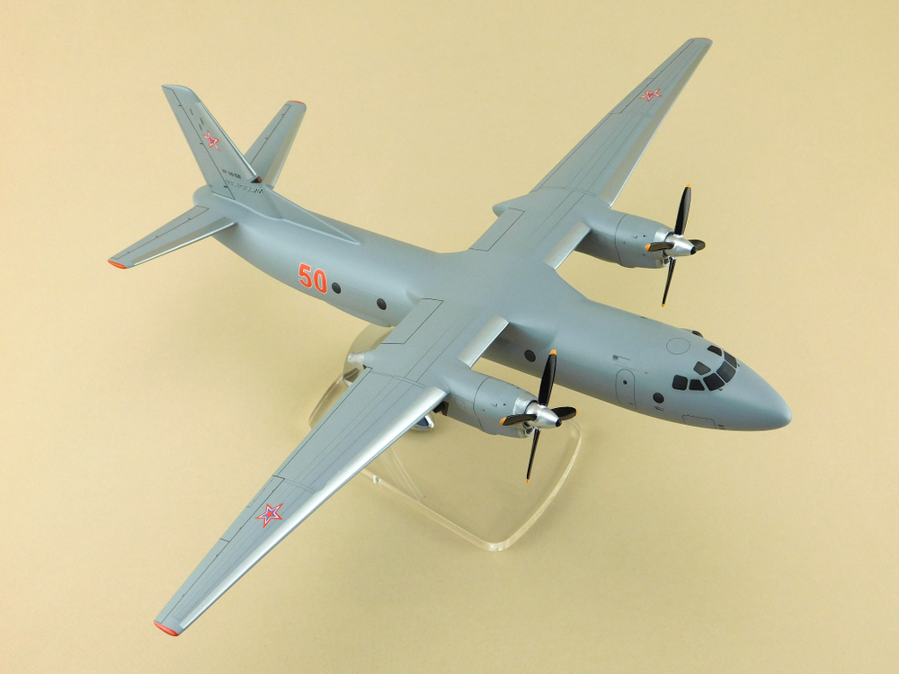 Модель самолета Ан-26 (М1:72, ВКС России, RF-36158, 50, Серый)