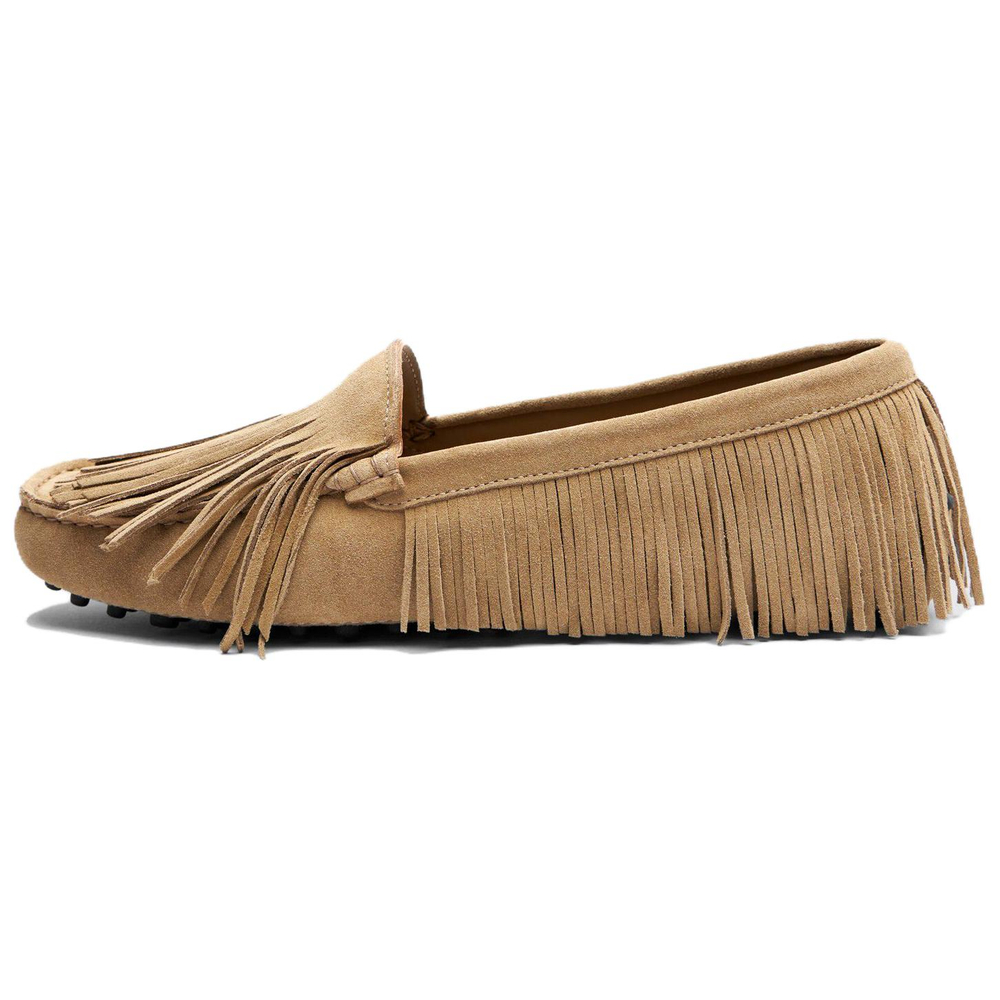 Scarosso Cochise fringe-detail suede loafers