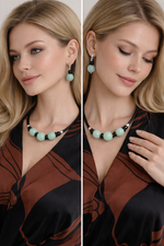 Комплект украшений из муранского стекла