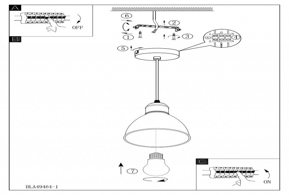 Подвесной светильник Eglo Priddy 49464