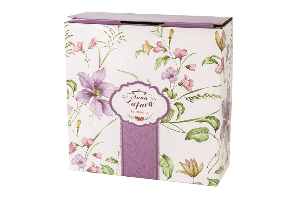 Набор закусочных тарелок 2шт 20см Anna Lafarg Primavera Арабеска