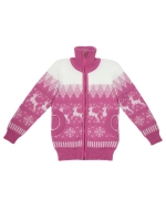 Кофта вязаная на молнии с карманами "Арктика"