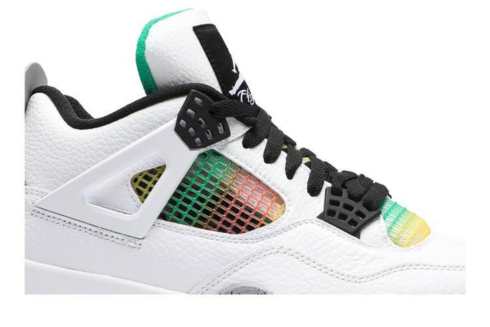 Кроссовки Jordan Air Jordan 4 Retro Lucid Green (Женская размерная сетка)