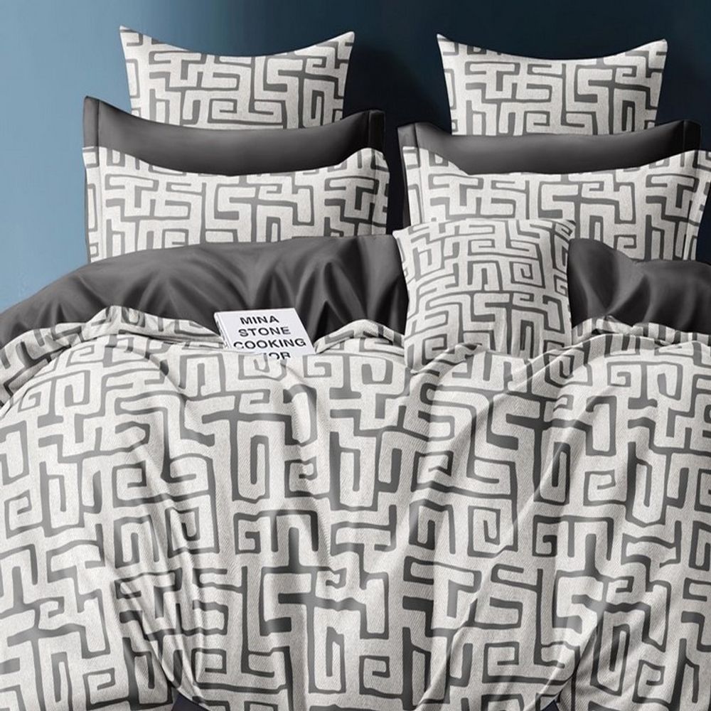 Комплект постельного белья "АВТ. 717", сатин, 100% хлопок, Россия. Пододеяльник на молнии!!!