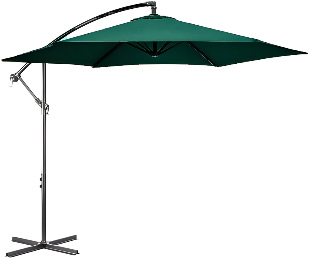 Садовый зонт D300 БАНАН «BANANA» — Зеленый