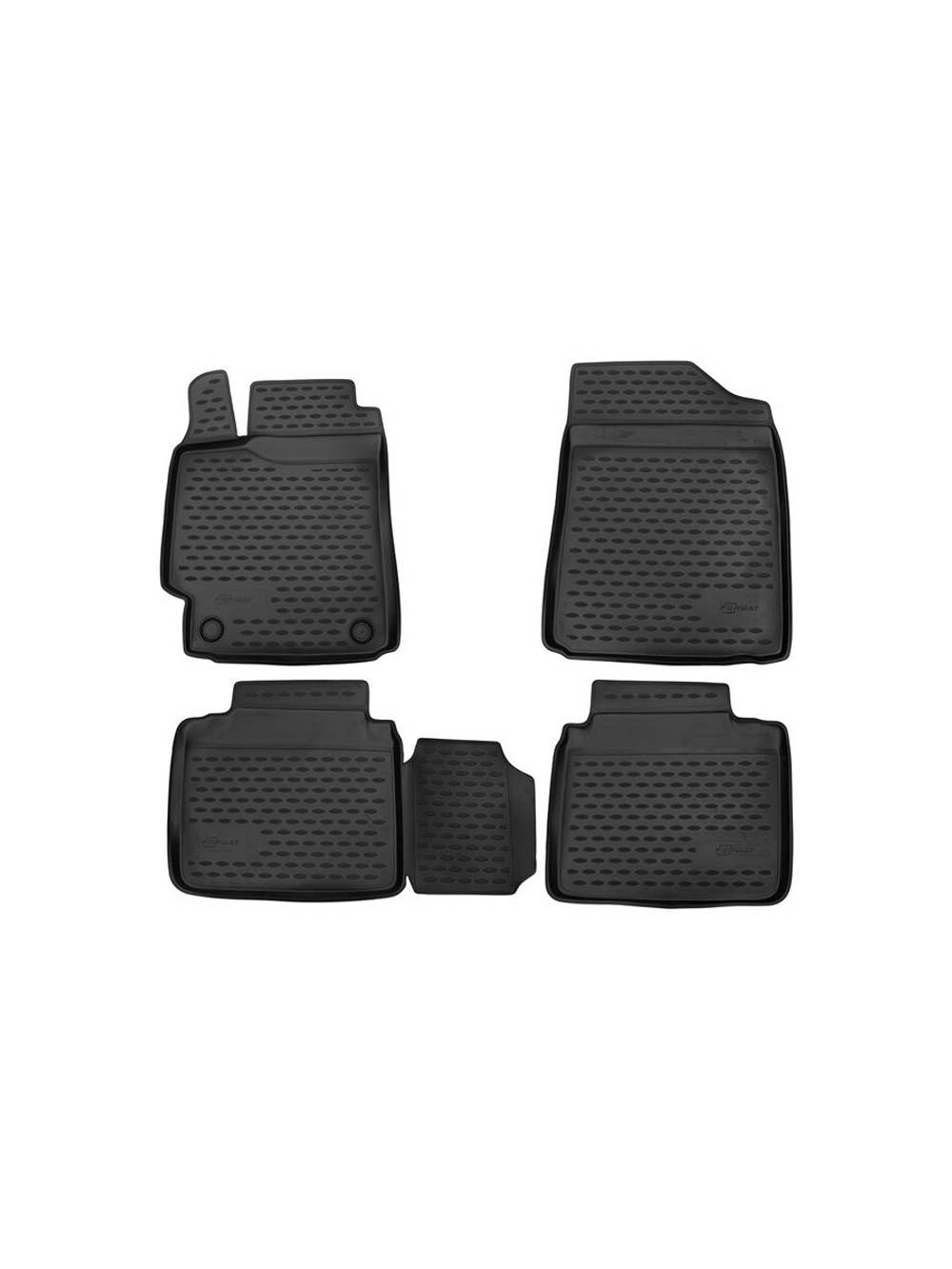 Коврики в салон для TOYOTA Camry 2011-2014, 2014-, 2.5L FORMAT.48.51.210KH