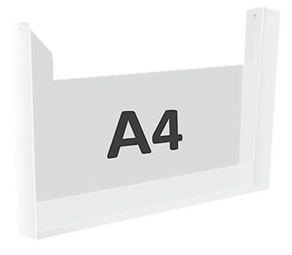 Карман А4 объемный горизонтальный под большую пачку журналов