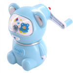 Точилка механическая Alingar, "Мишка-космонавт", 1 отверстие, пластиковый корпус, цвета ассорти, инд. упаковка, 85*110*105 мм