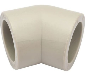 Угольник PPR 45° Ду20-90, серый, Pro Aqua