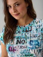 Футболка Фв-104/ментолакварель-буквы