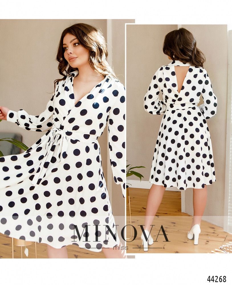 Платье 1078Н-белый Minova