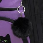 Рюкзак GRIZZLY школьный, укрепленная спинка, 3 отделения, для девочек, KITTENS, фиолетовый, 39х30х20 см, RG-362-4/2