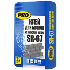 Клей для блоков CenterPro SR-67 25 кг