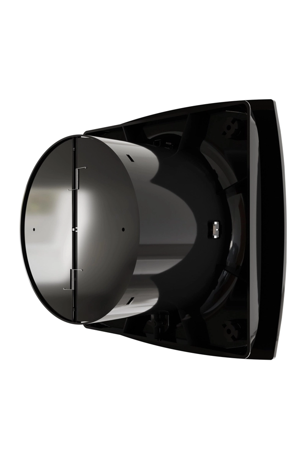 Вентилятор вытяжной D120С WAVE с обр. клапаном Black classic