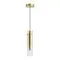 5062/5LB PENDANT ODL24 383 золотой/янтарный/металл/стекло Подвес LED 5W 3000K SHINY