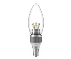 1003011107d/gl Лампа диммируемая Свеча E14 7W Led