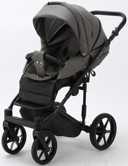 Детская коляска Adamex Zico Deluxe 2 в 1 Z-SA04 СВ.СЕР.ПЕРЛ КОЖА