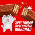 Шоколадный батончик в молочном шоколаде с хрустящей вафлей Goodmix Дуо Original 40г