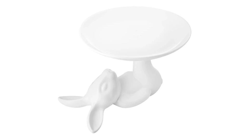 Блюдо на ножке Claystreet Классический Кролик 23 см