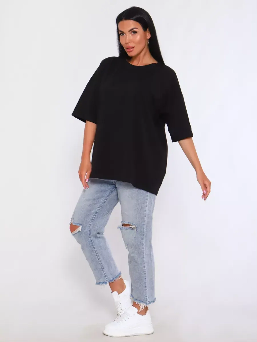 Футболка оверсайз больших размеров