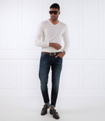 Хлопковый свитер melba-p BOSS BLACK - белый(50468261)