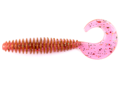 Слаги съедобные искусственные Lucky John ULTRAWORM Curly 2in (50 мм), цвет S14, 10шт.