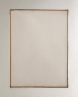 Zara Home - Кашемировое одеяло, белый, 140x190 см