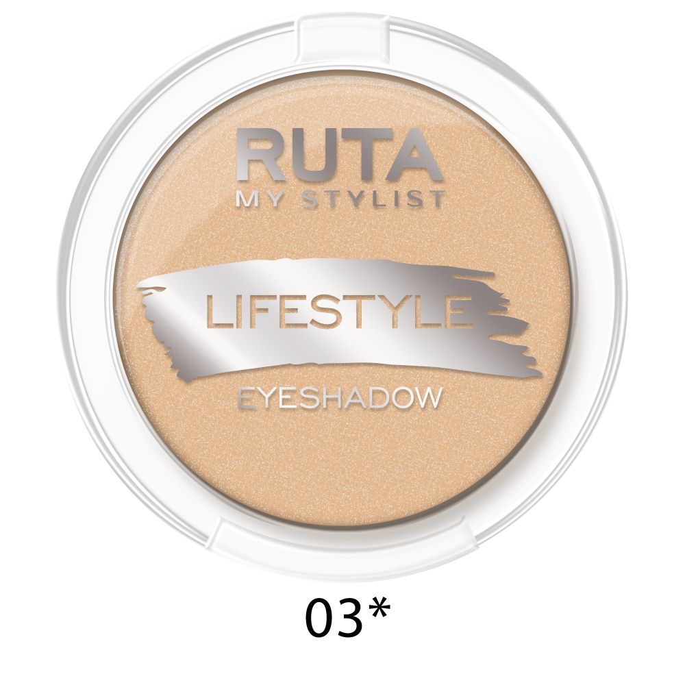 Ruta Тени для век Lifestyle, компактные, тон №03, Шампань, 3,3 гр