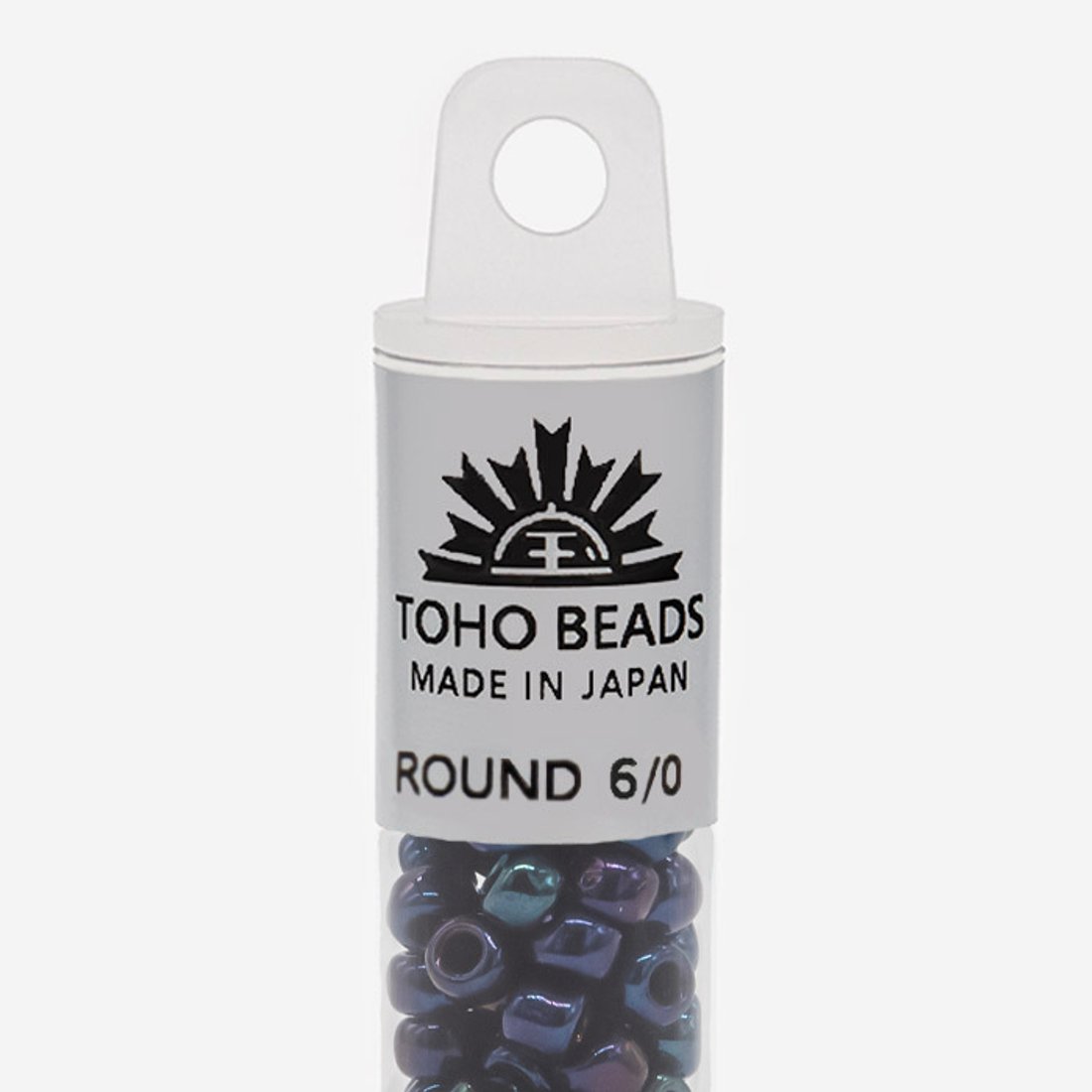 Японский бисер TOHO Round 6/0 (№82), металлизированный, непрозрачный глянцевый