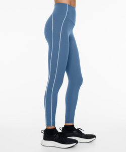 OYSHO Легинсы Comfortlux до щиколотки длиной 65 см с высокой посадкой, линялый синий