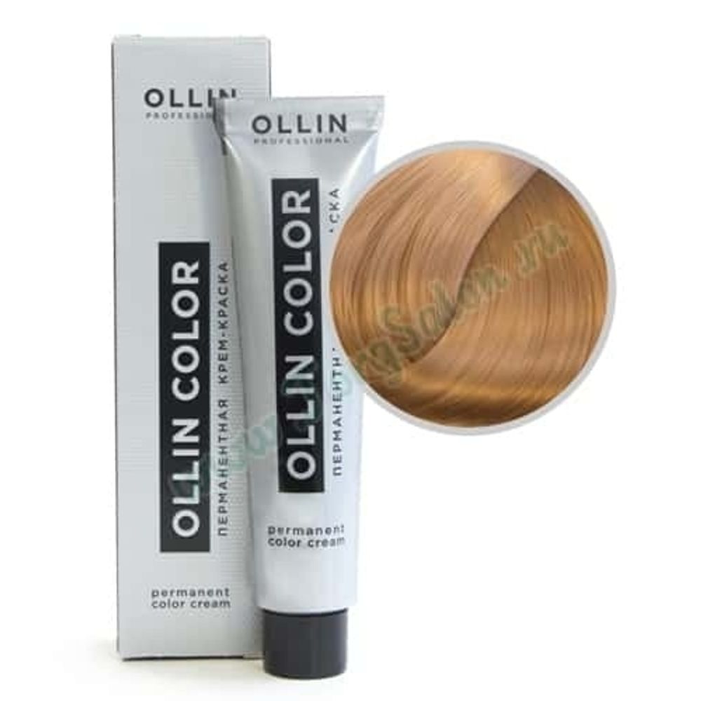 Крем краска для волос перманентная Ollin Color «Светлый блондин золотистый» 10/3