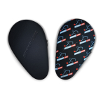 Чехол для теннисной ракетки формованный (черный)