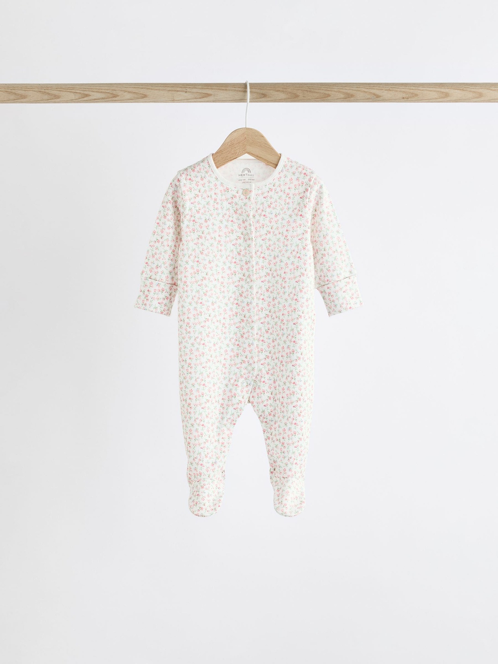 Комбинезон / Cлип для малышей Next K79-420, 4 шт., Молочный, Белый, Розовый