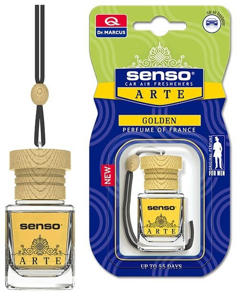 АРОМАТИЗАТОР DR.MARCUS СТЕК/БУТ.С ПОДВ SENSO ARTE GOLDEN 6ML