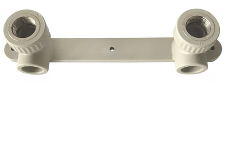 289 Планка для смесителя литая п/п серый 20х1/2 в.р