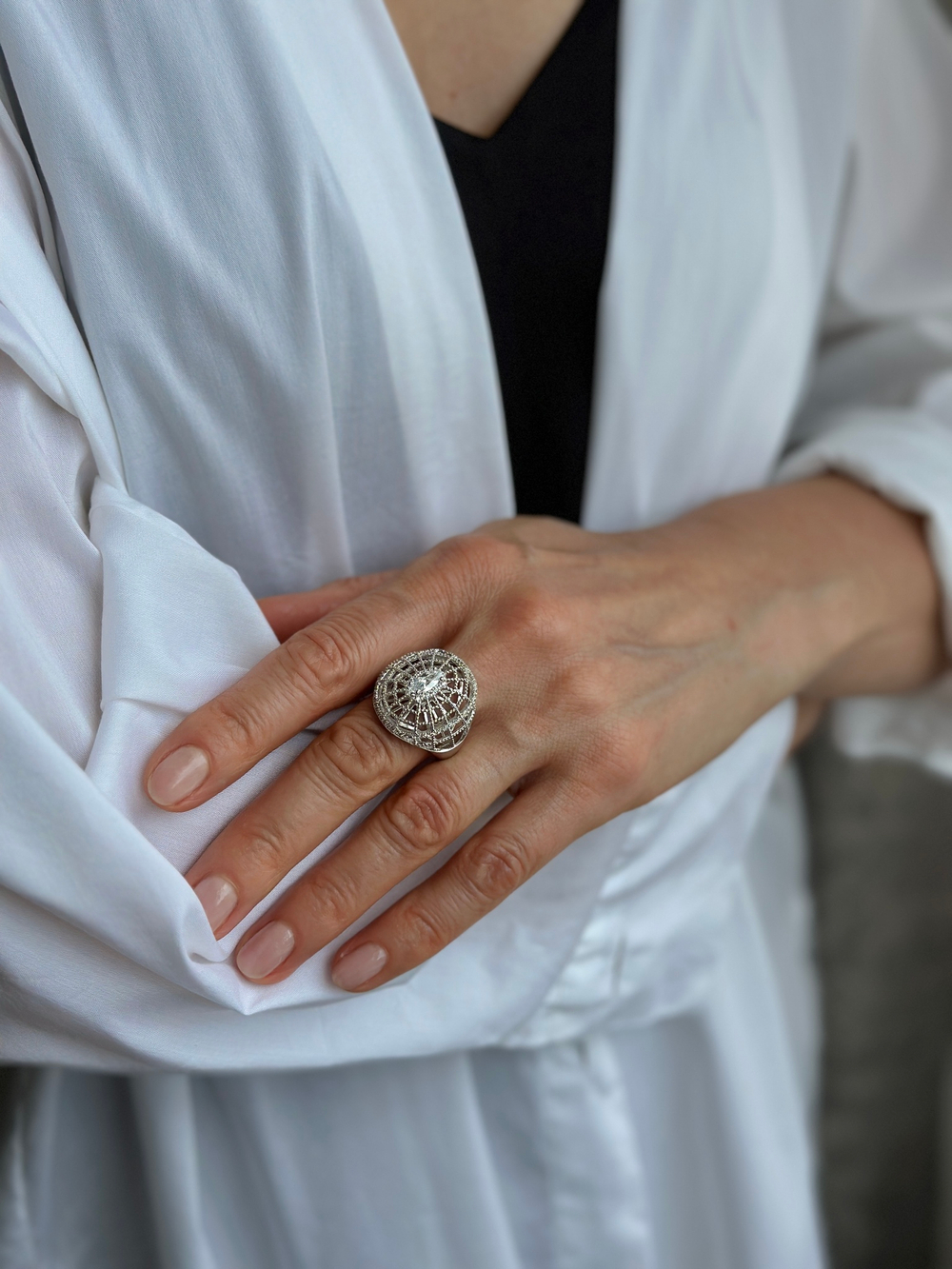 Кольцо-паутинка