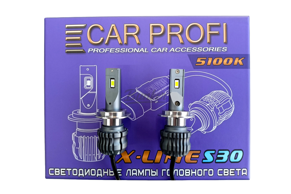 Светодиодный головной свет CP-S30 H7 CSP