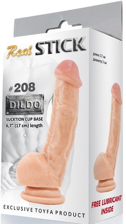 Реалистик RealStick #208 на присоске, 17 см