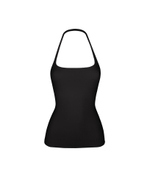black halter top