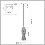 4999/10L ODL Подвес LED 10Вт 4000К 220В IP20 HALL