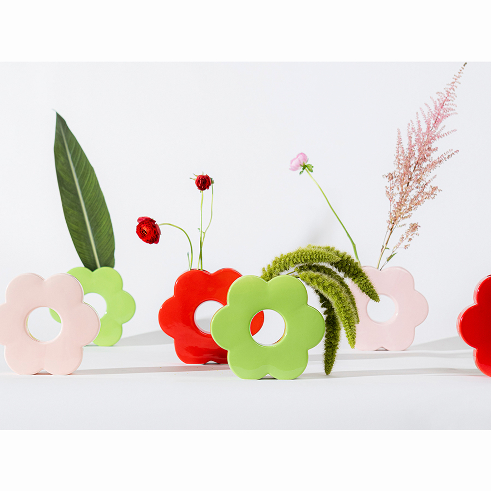 Ваза для цветов 20см Doiy Daisy зеленая